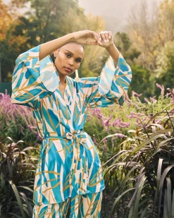 Mini Kimono - Blossom Teal -Diarrablu 0034 DIARRABLU 100MSDCF 2438
