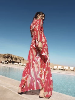 Sirene Kimono - Abstract Rose -Diarrablu DIYA BackSide OtherViews0D7A9768