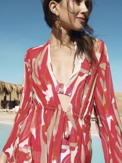 Sirene Kimono - Abstract Rose -Diarrablu DIYA BackSide OtherViews0D7A9785