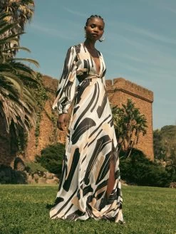 Amal Dress - Abstract Noir -Diarrablu amal dress abstract noir 939237