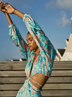 Amal Dress - Atoll Blu -Diarrablu amal dress atoll blu 833248