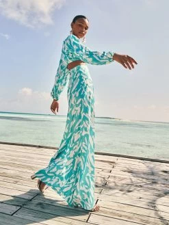 Amal Dress - Playa Aqua -Diarrablu amal dress playa aqua 604003