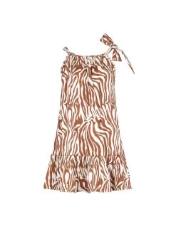 Astu Dress - Zari Brown