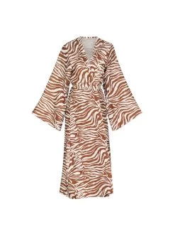 Awa Kimono - Zari Brown