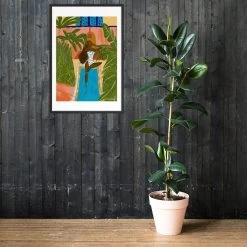 Bayeku In Marrakesh | Framed Art Print -Diarrablu bayeku in marrakech framed art print 505663