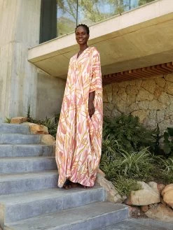 Diarrablu 44 Boubou Kimono - Blossom Rose