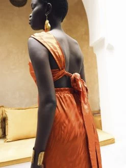 Dalia Dress - Bala Orange -Diarrablu dalia dress bala orange 915449