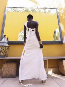 Dalia Dress - Zahr Blanc -Diarrablu dalia dress zahr blanc 255654