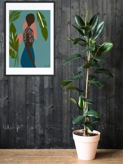 Dokhantu In Zanzibar | Framed Art Print