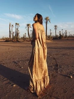 Fari Dress - Dhaw Gold -Diarrablu fari dress dhaw gold 543007