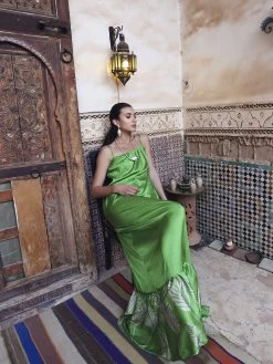 Fari Dress - Palms Vert -Diarrablu fari dress palms vert 187342