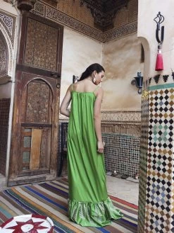 Fari Dress - Palms Vert -Diarrablu fari dress palms vert 948747