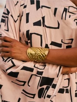 Fete Bracelet - Upcycled Brass -Diarrablu fete bracelet upcycled brass 121604