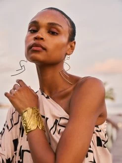 Fete Bracelet - Upcycled Brass -Diarrablu fete bracelet upcycled brass 774687