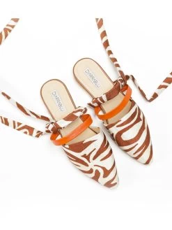 Finetti Mules - Zari Brown