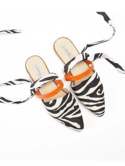 Finetti Mules - Zari Black