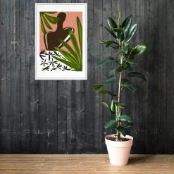 Hidden In Ocho Rios | Framed Art Print -Diarrablu hidden in ocho rios framed art print 243466