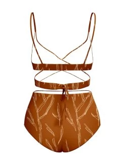 Idya Swimsuit - Scribble Rust -Diarrablu idya swimsuit scribble rust 373630