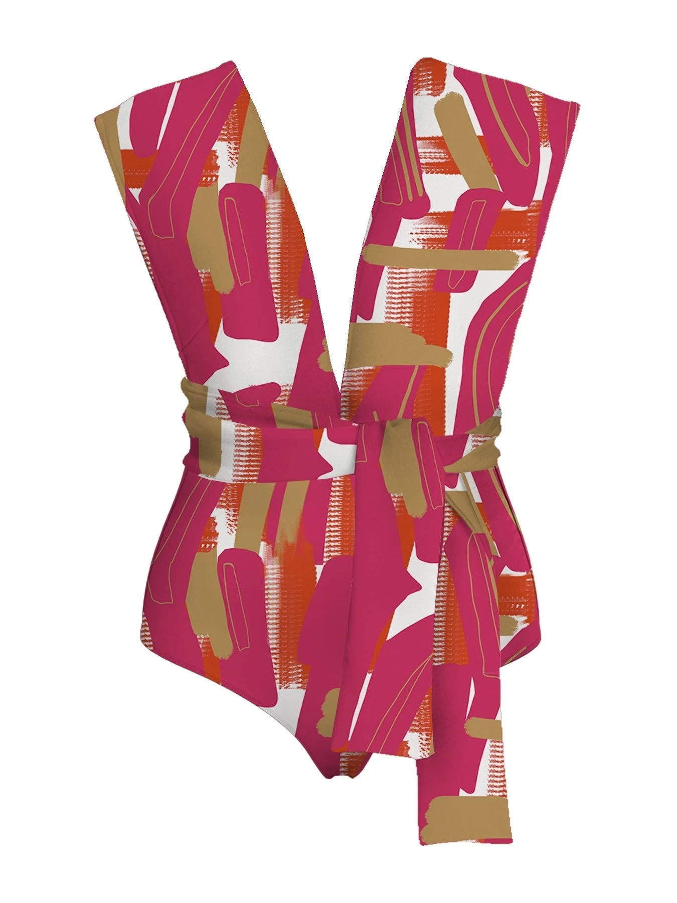 Infinity Swimsuit - Abstract Rose 3 Infinity Swimsuit - Abstract Rose