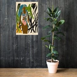 Jigeen Blu In Bali - Art Print -Diarrablu jigeen blu in bali art print 953423