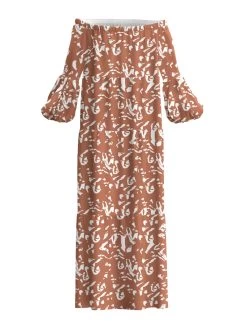 Kudi Dress - Batik Rose -Diarrablu kudi dress batik rose 641399