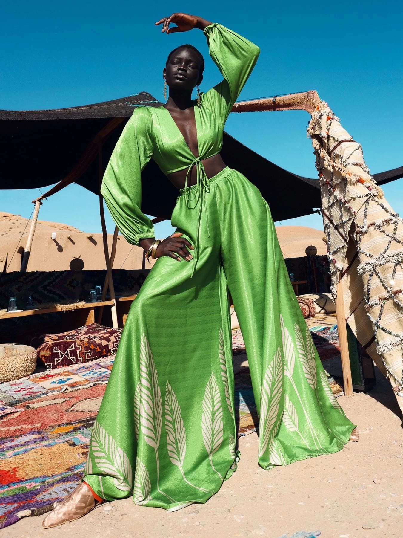 Lama Top - Palms Vert 5 Lama Top - Palms Vert – Image 3