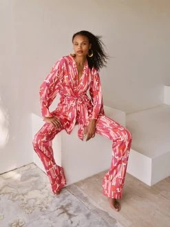 Leer Pants - Atoll Rose -Diarrablu leer pants atoll rose 593434