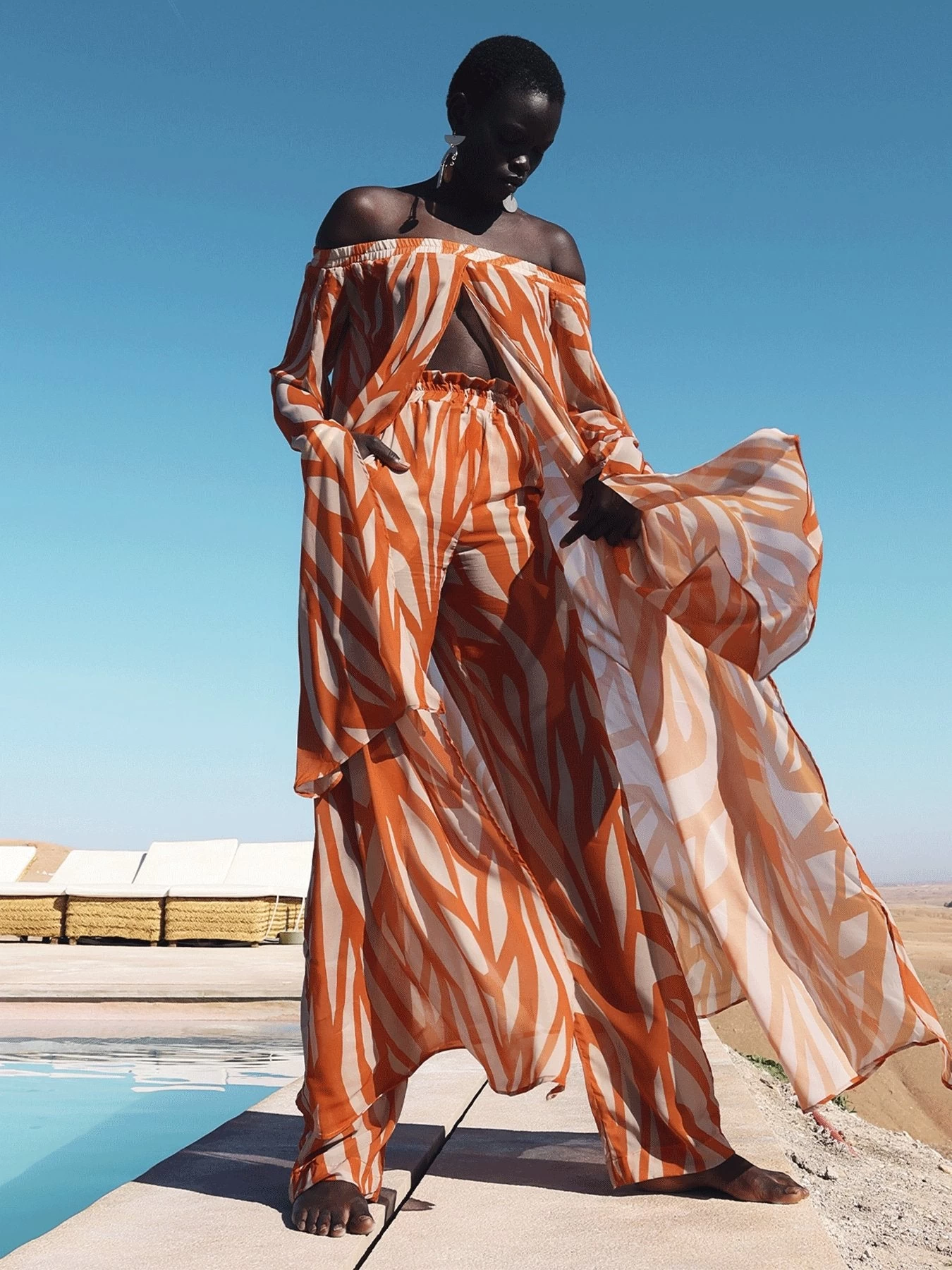 Leer Pants - Bela Orange 3 Leer Pants - Bela Orange