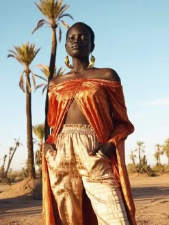 Leer Pants - Dhaw Gold -Diarrablu leer pants dhaw gold 201975