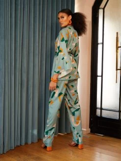 Leer Pants - Saly Vert -Diarrablu leer pants saly vert 527511