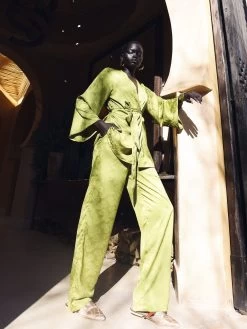 Leer Pants - Zeen Vert -Diarrablu leer pants zeen vert 587744