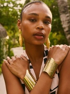 Lisse Bracelet - Upcycled Brass -Diarrablu lisse bracelet upcycled brass 600915