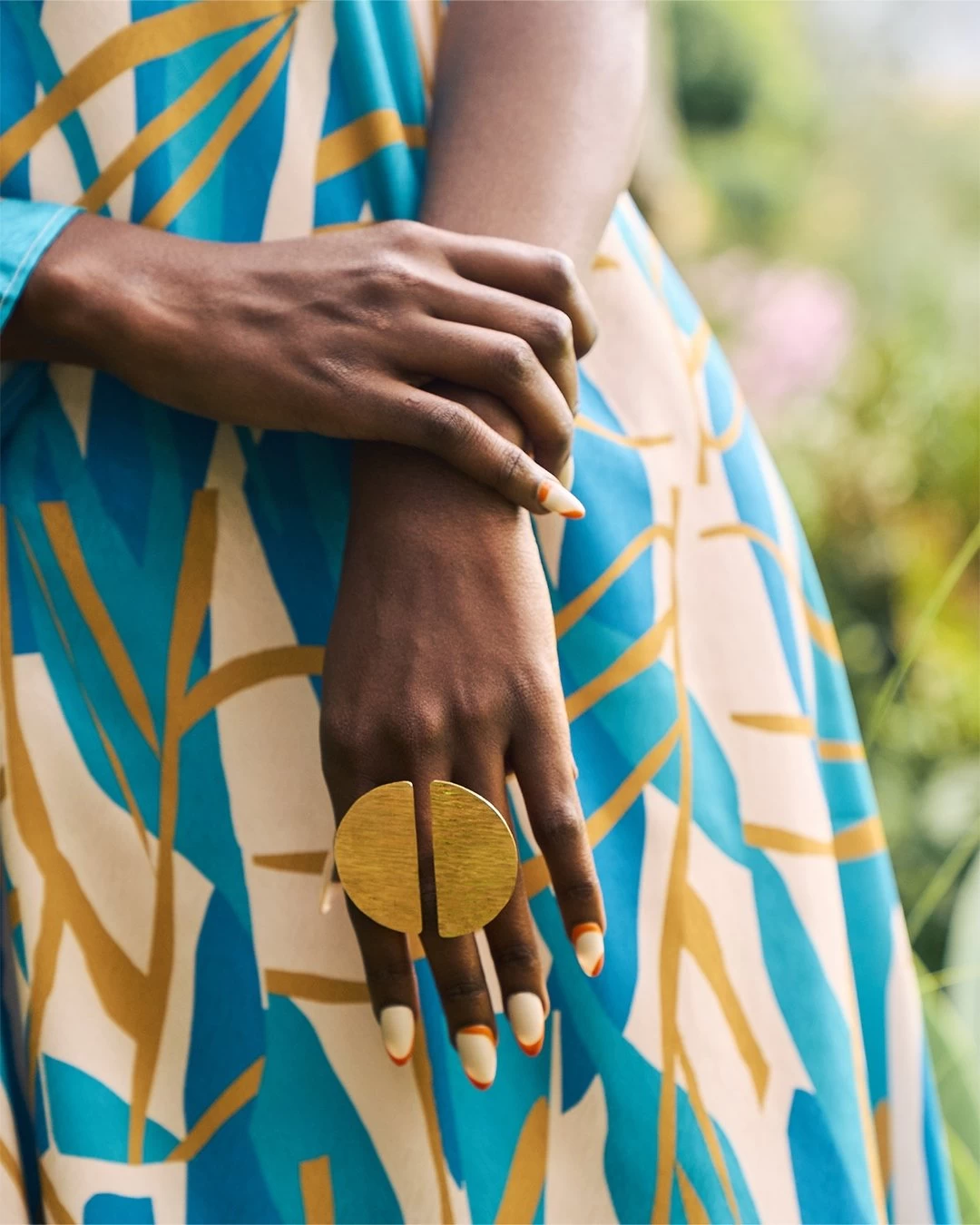 Luna Ring - Upcycled Brass 3 Luna Ring - Upcycled Brass