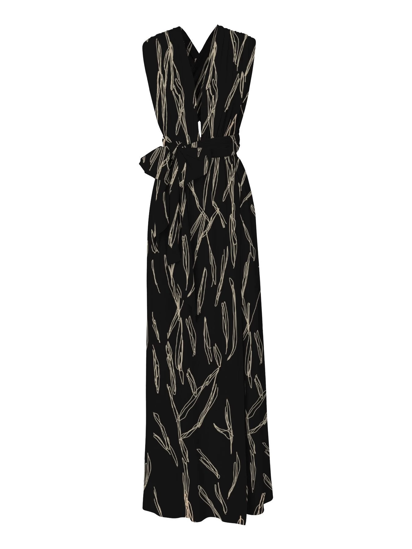 Mailys Dress - Scribble Noir 4 Mailys Dress - Scribble Noir – Image 2