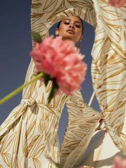 Maya Dress - Fiore Gold -Diarrablu maya dress fiore gold 179459