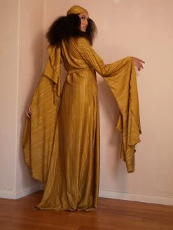 Maya Dress - Texture Gold -Diarrablu maya dress texture gold 581476