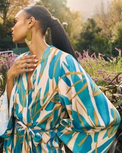 Mini Kimono - Blossom Teal -Diarrablu mini kimono blossom teal 632562