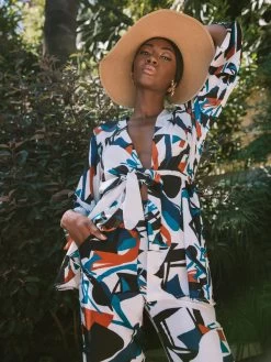 Diarrablu 42 Mini Kimono - Ndar White