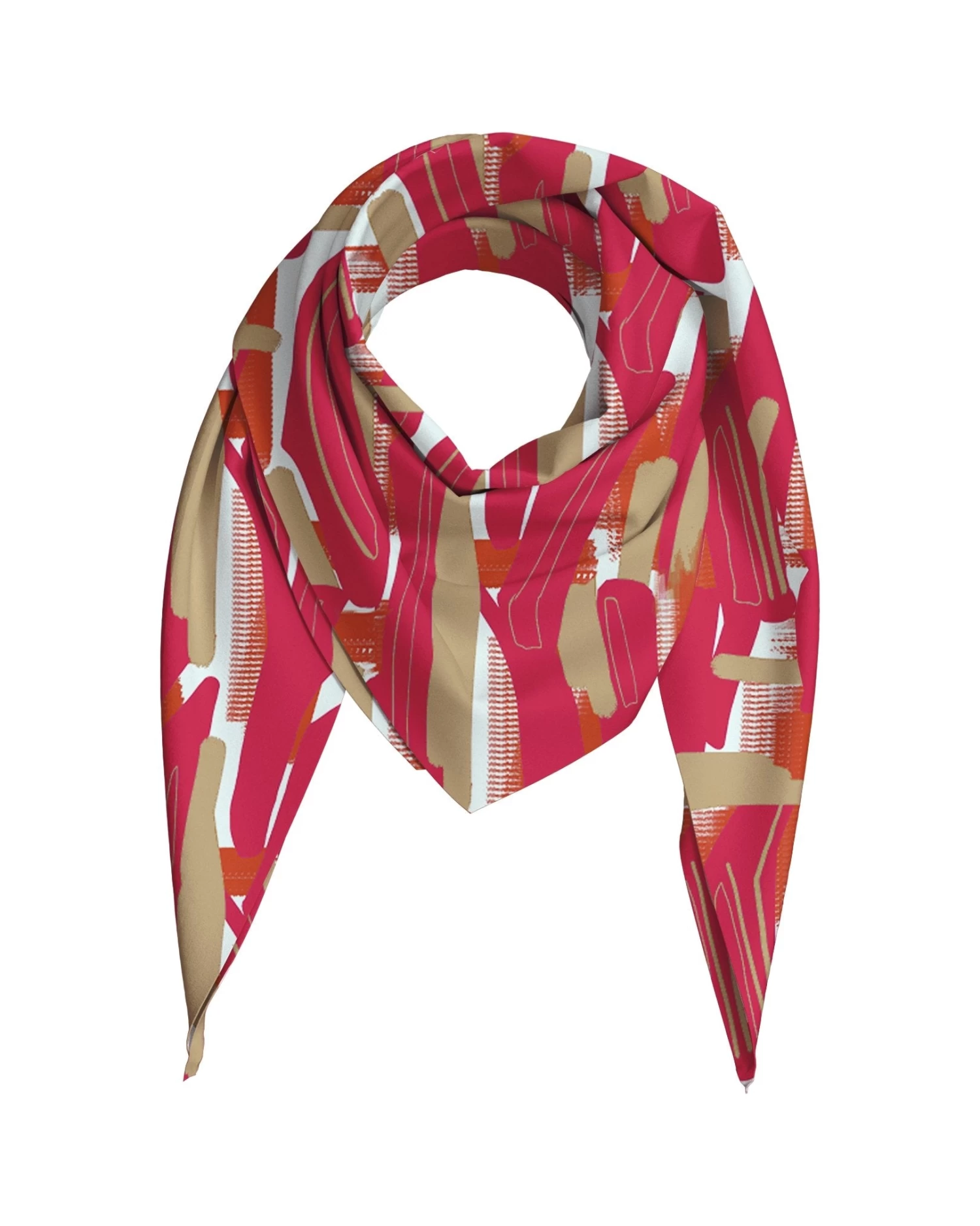 Moussor Headwrap - Abstract Rose 4 Moussor Headwrap - Abstract Rose – Image 2