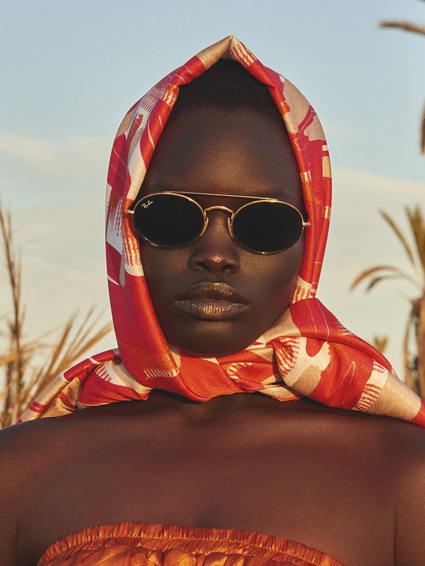 Moussor Headwrap - Abstract Rose 3 Moussor Headwrap - Abstract Rose