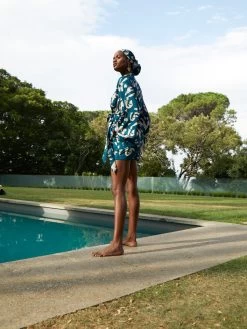 Moussor Headwrap - Batik Blu -Diarrablu moussor headwrap batik blu 861061