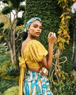 Moussor Headwrap - Blossom Teal 10 Moussor Headwrap - Blossom Teal -Diarrablu moussor headwrap blossom teal 409520