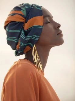 Diarrablu 32 Moussor Headwrap - Costa Navy