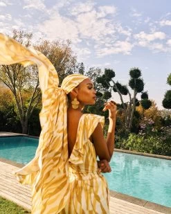 Moussor Headwrap - Jardin Mustard -Diarrablu moussor headwrap jardin mustard 254144