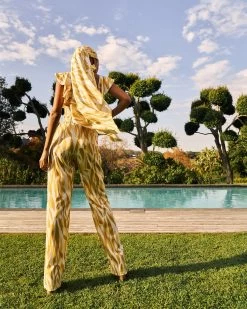 Moussor Headwrap - Jardin Mustard -Diarrablu moussor headwrap jardin mustard 649711