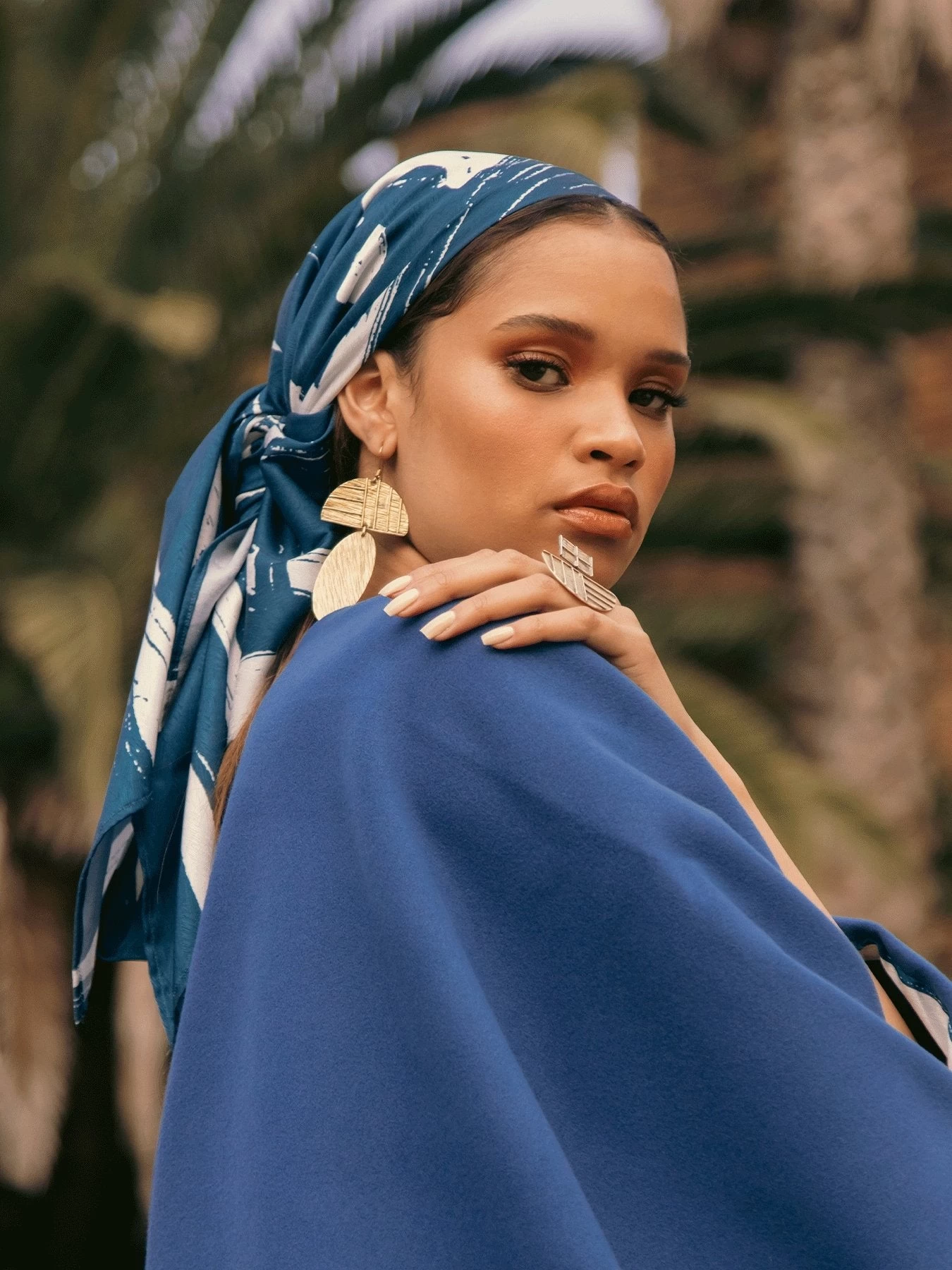 Moussor Headwrap - Suto Blu 6 Moussor Headwrap - Suto Blu – Image 4