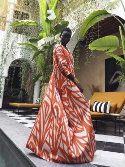 Naim Dress - Bela Orange -Diarrablu naim dress bela orange 923518