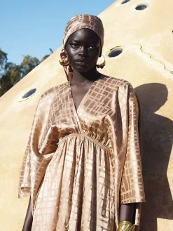 Naim Dress - Dhaw Gold -Diarrablu naim dress dhaw gold 194294