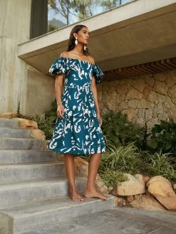 Nura Dress - Batik Blu 9 Nura Dress - Batik Blu -Diarrablu nura dress batik blu 447318