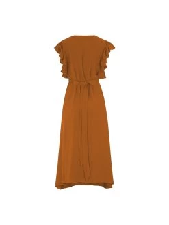 Sustainable Rukia Dress - Solid Rust -Diarrablu rukia dress rust 444372